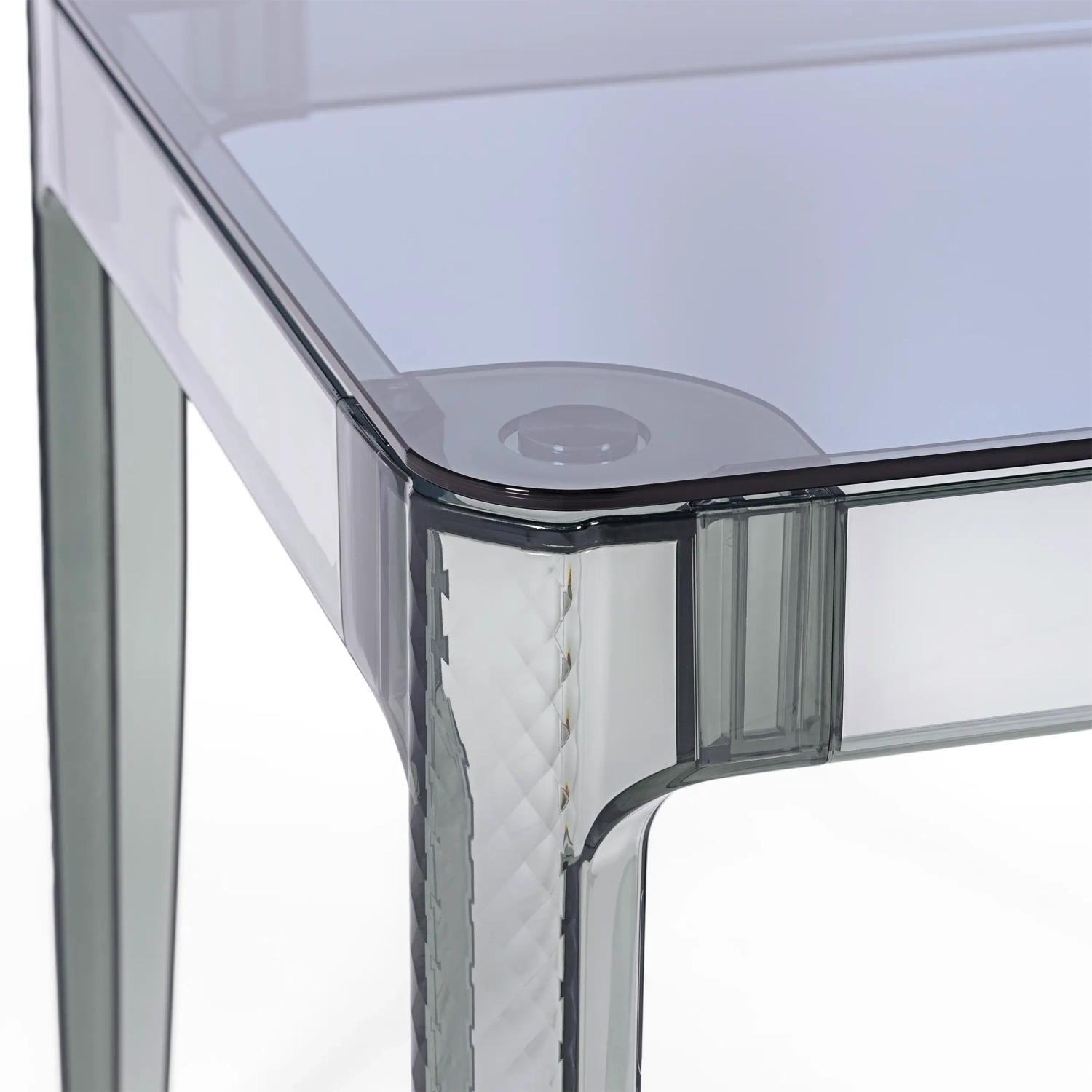 Ghost Square Esstisch 80 cm : Transparentes Modernes Design