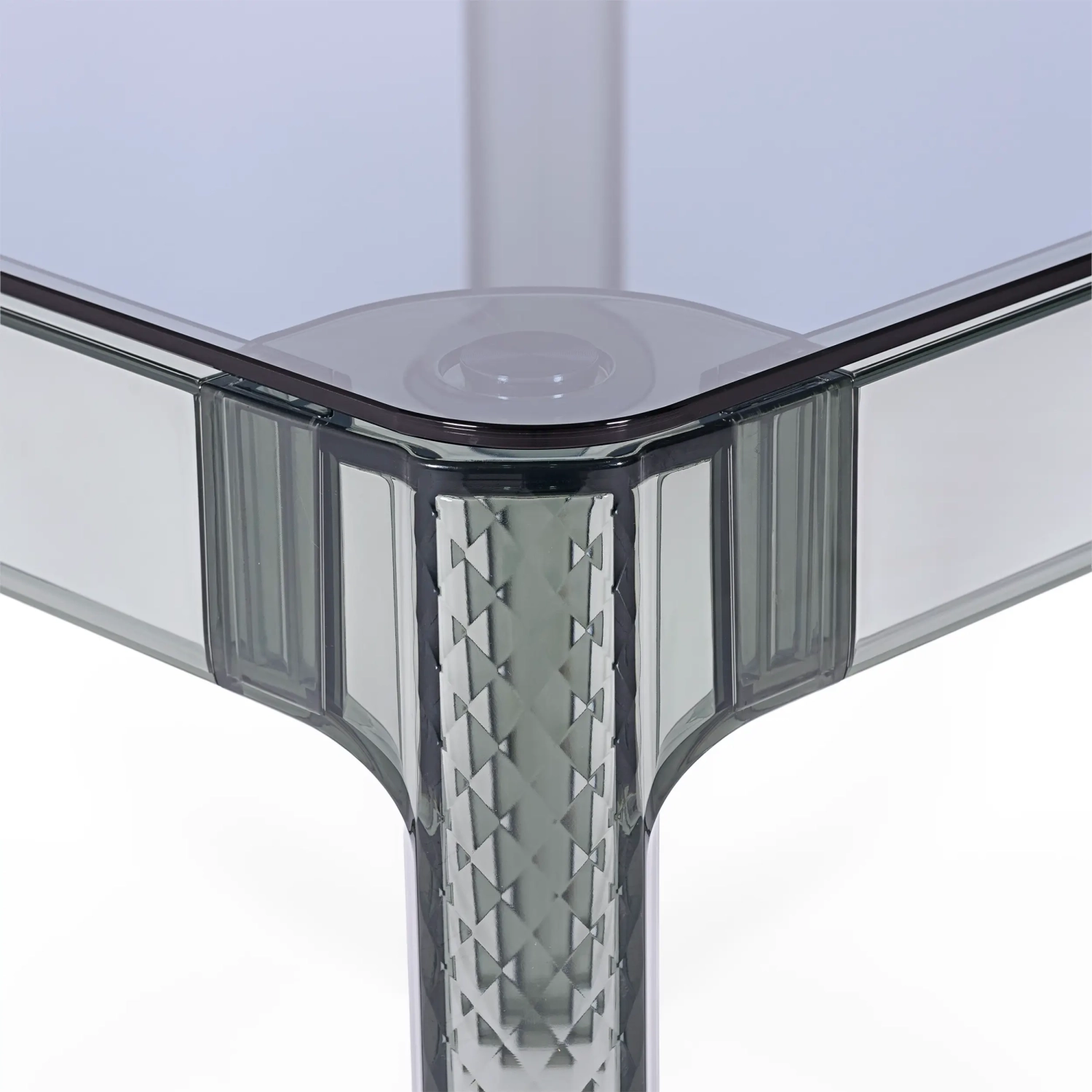 Ghost Kvadratiskt matbord 80 cm : Transparent Modern Design