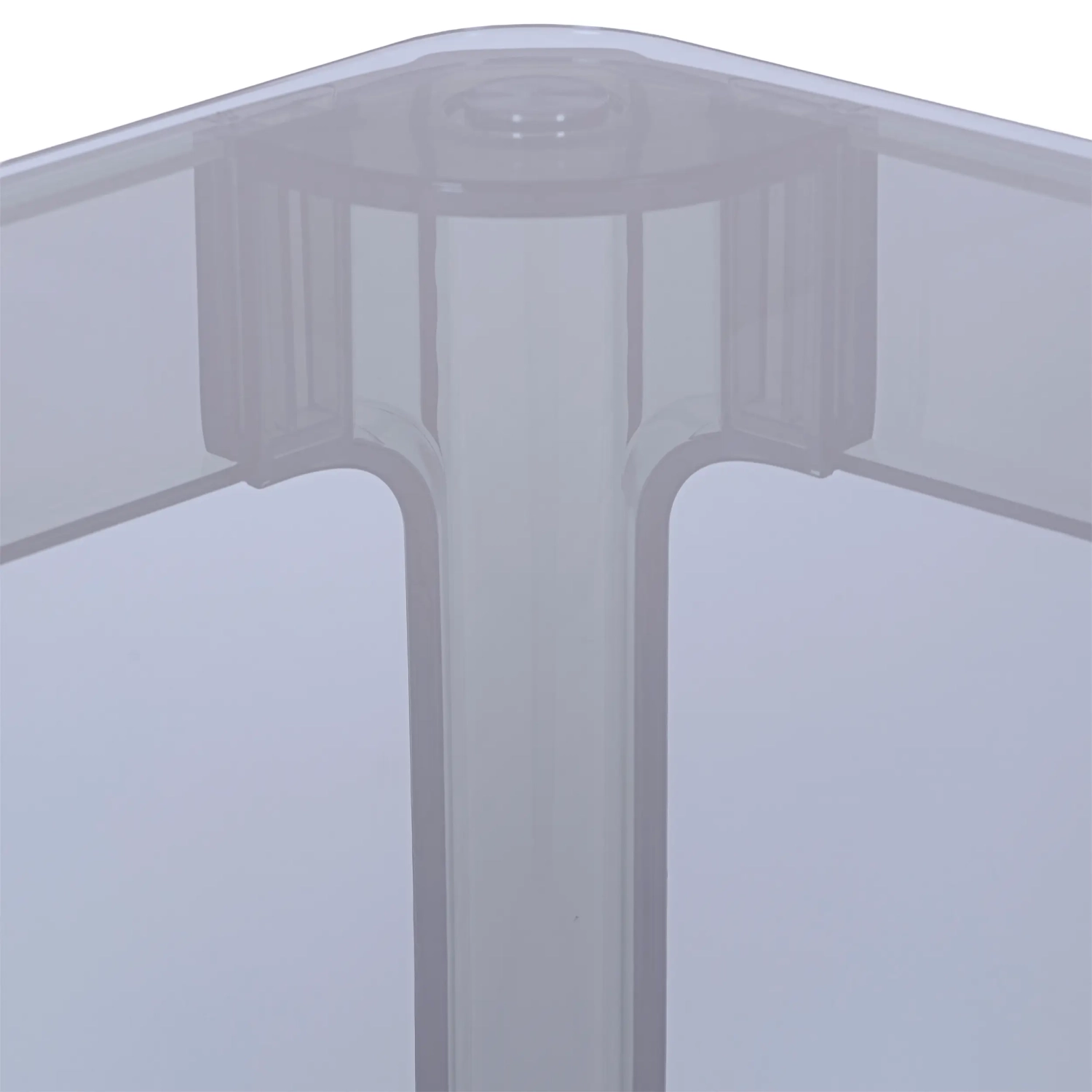 Ghost Square Esstisch 80 cm : Transparentes Modernes Design