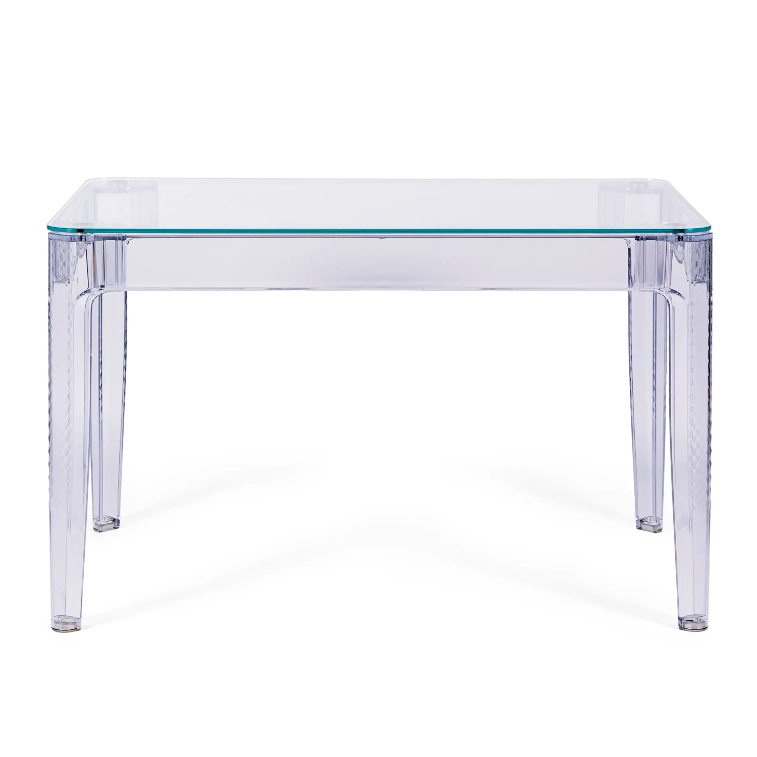 Ghost Rechthoekige Eettafel 120x80 cm | Transparant en Modern Ontwerp