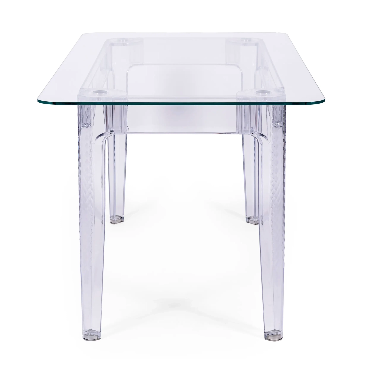 Ghost matbord 140x80 cm | Modern transparent design