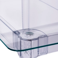 Ghost matbord 140x80 cm | Modern transparent design