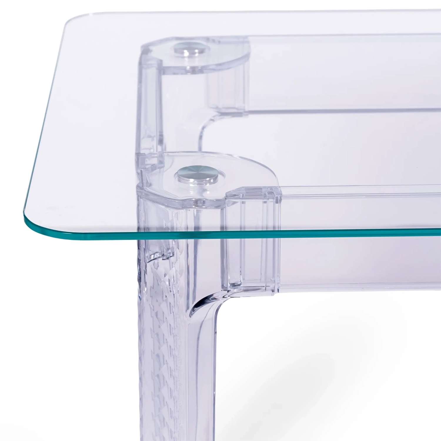 Ghost Eettafel 140x80 cm | Modern Transparant Ontwerp
