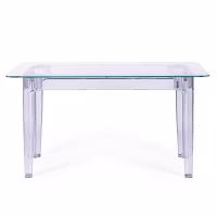 Ghost Dining Table 140x80 cm | Modern Transparent Design