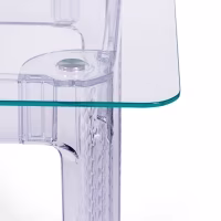 Ghost Dining Table 140x80 cm | Modern Transparent Design