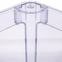 Ghost Square Table 60x60 cm | Transparent et design minimaliste
