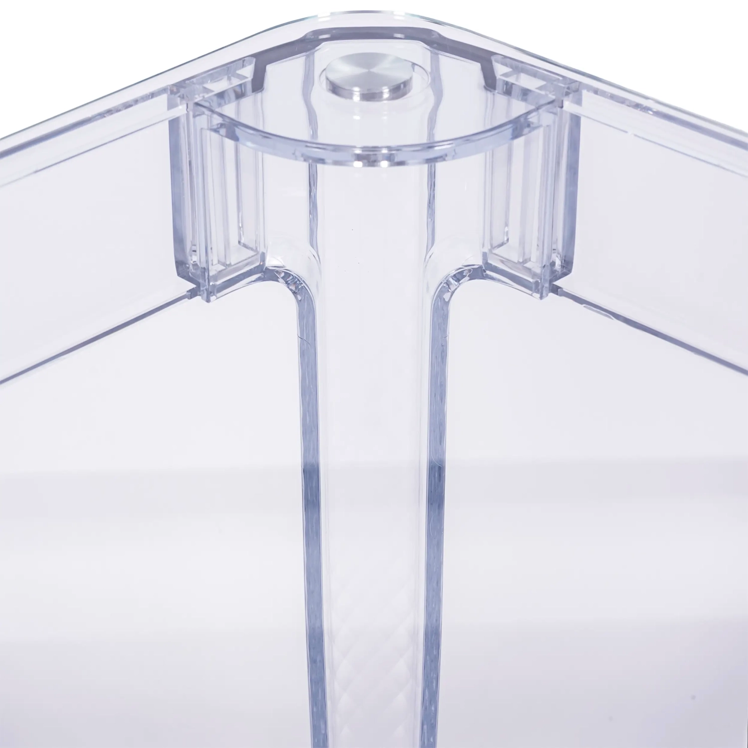 Mesa Ghost Cuadrada 60x60 cm | Diseño Transparente y Minimalista