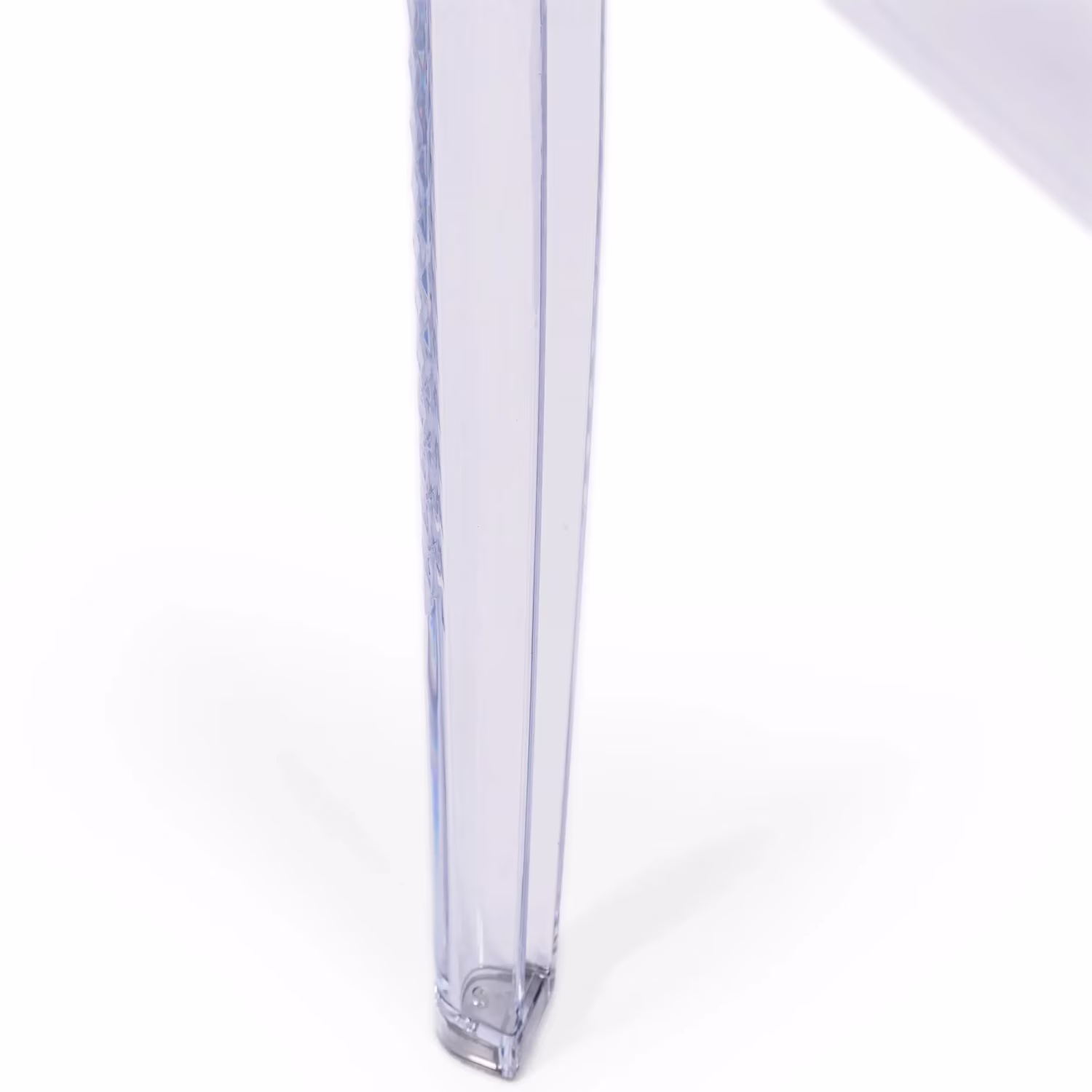Ghost Square Table 60x60 cm | Transparent et design minimaliste