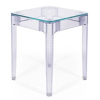 Ghost Square Table 60x60 cm | Transparentes und minimalistisches Design