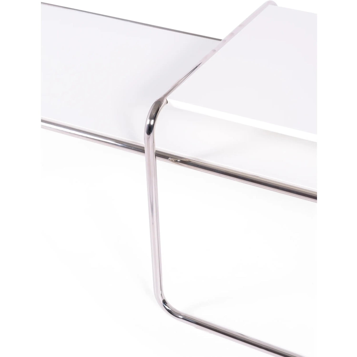 Conjunto de inspiração Mesas Laccio Breuer | Design Bauhaus | Mesas de centro e mesas de apoio