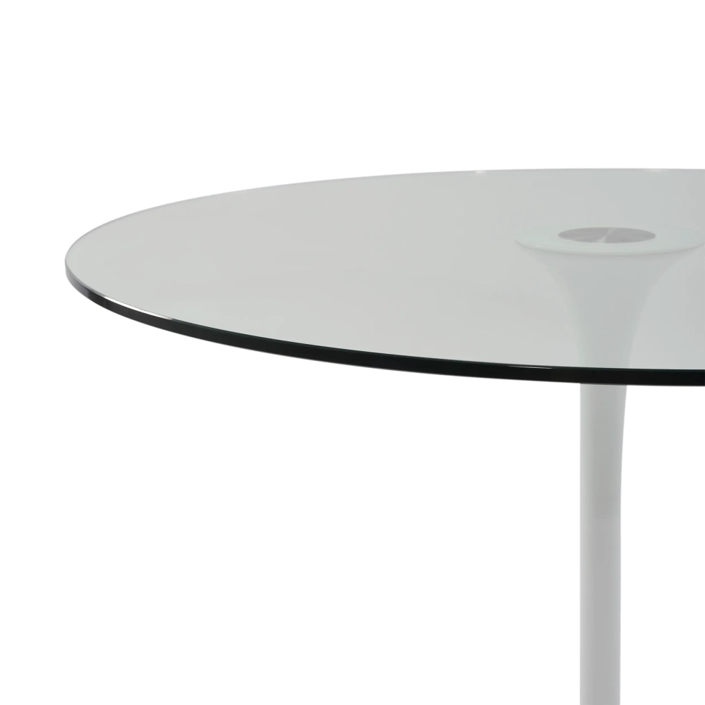 Table Tulip table en verre 90 cm | moderne et élégante | Meubles Concept
