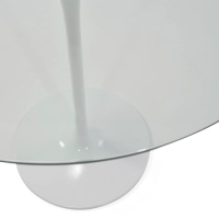 Mesa Tulip mesa de vidro 90 cm : Moderno e Elegante :: Moderno e Elegante Mueble Design