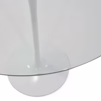 Table Tulip table en verre 90 cm | moderne et élégante | Meubles Concept