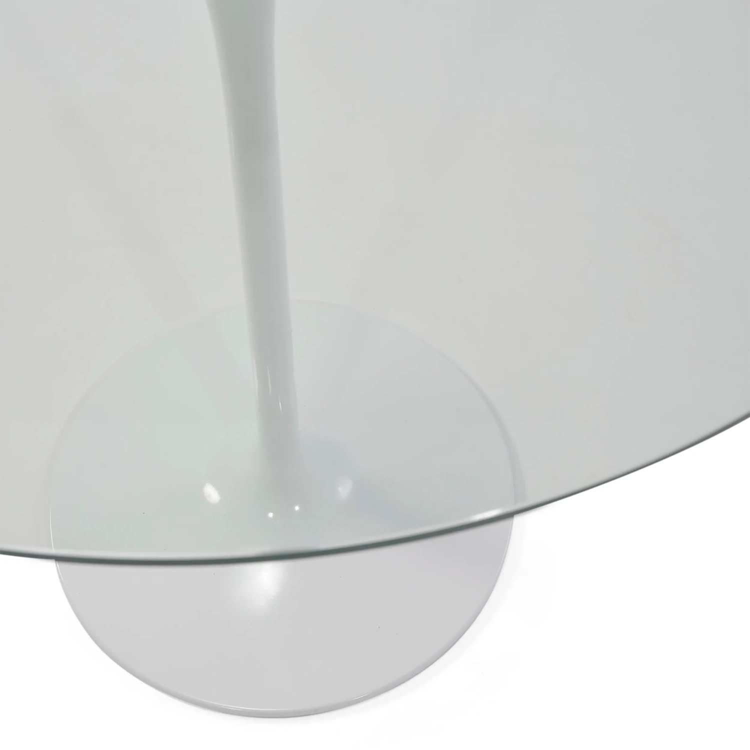 Stolik Tulip szklany stolik 90 cm | Nowoczesny i Elegancki | Mobelarium