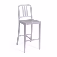 Tabouret Navi Army 66 cm en aluminium | Design industriel élégant