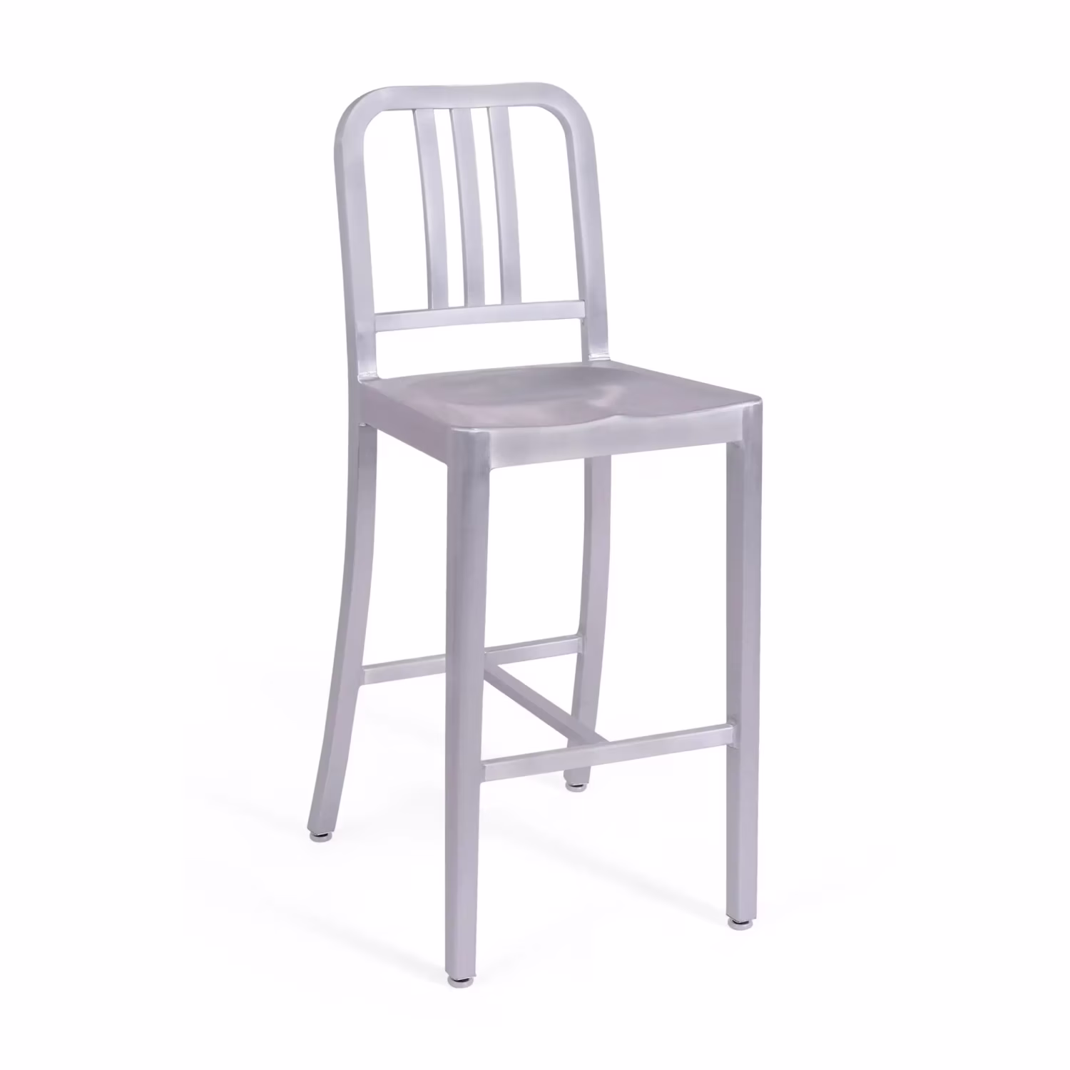 Tabouret Navi Army 66 cm en aluminium | Design industriel élégant