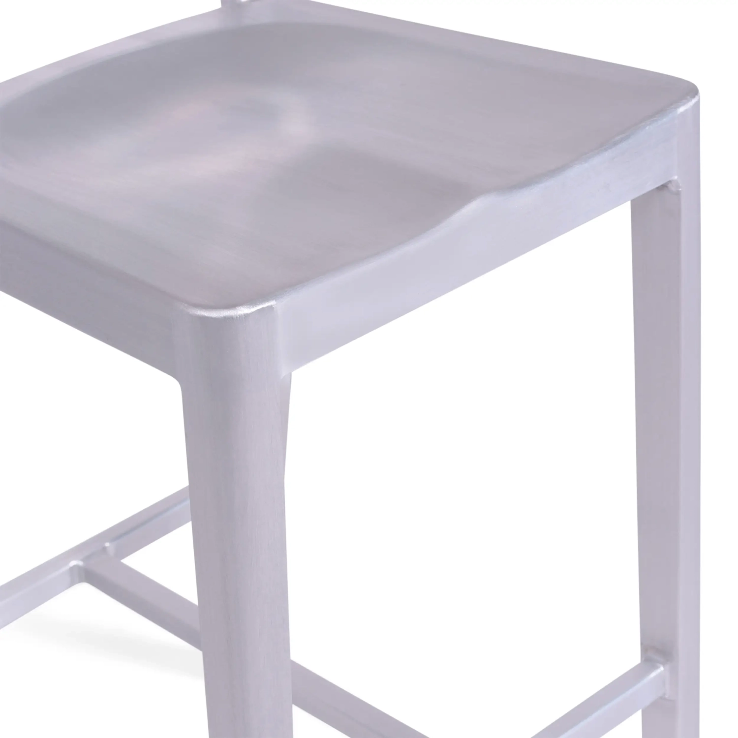 Taburete Navi Army 66 cm de Aluminio | Diseño Industrial y Elegante