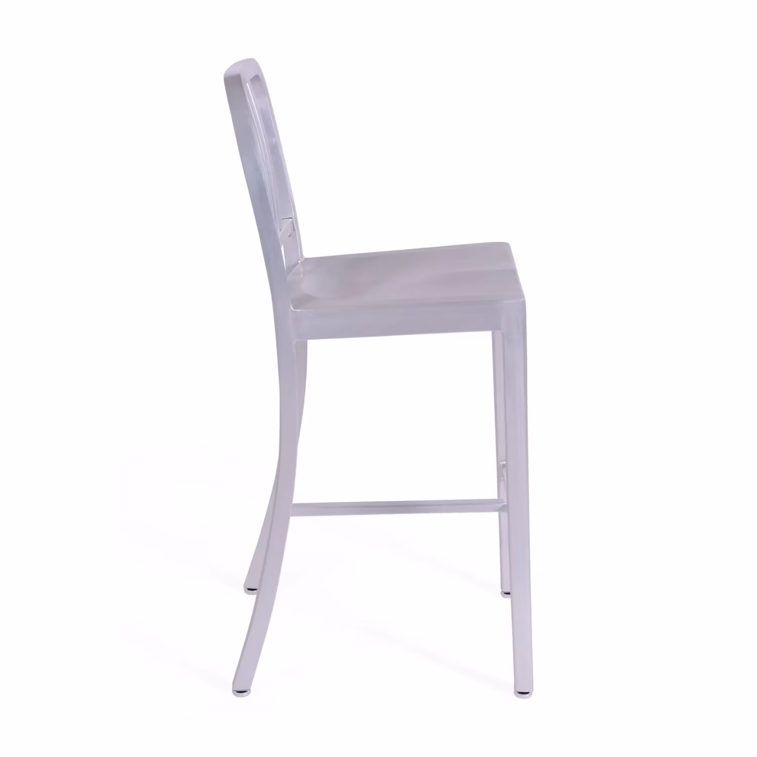 Tabouret Navi Army 66 cm en aluminium | Design industriel élégant