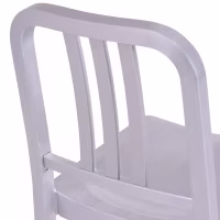 Tabouret Navi Army 66 cm en aluminium | Design industriel élégant