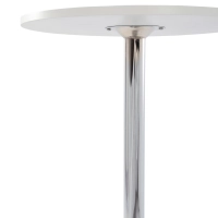 Vysoký stůl Boom 60 cm - Moderní stůl s chromovanou podnoží do kuchyně nebo baru
