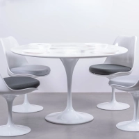 Inspiratie Tulip Eettafel 100cm - Eettafel - Design Meubels
