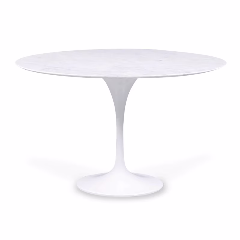 Mat Rosebord 120cm i Carrara Marble
