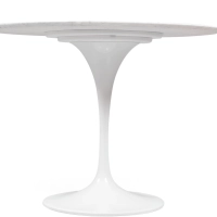 Inspiration Tulip 100Ø Designbord i Carrara Marmor - Möbeldesign