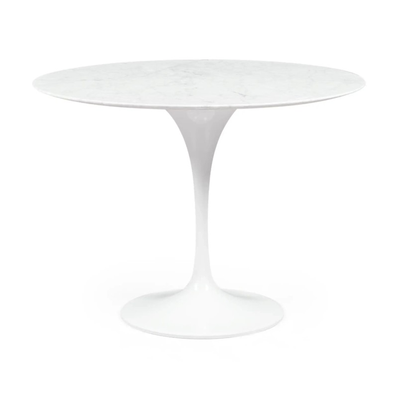 Inspiración Mesa de diseño Tulip 100Ø de Mármol Carrara - Mueble Design