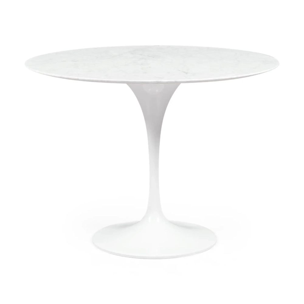 Table Dining Tulip Marbre 100 cm