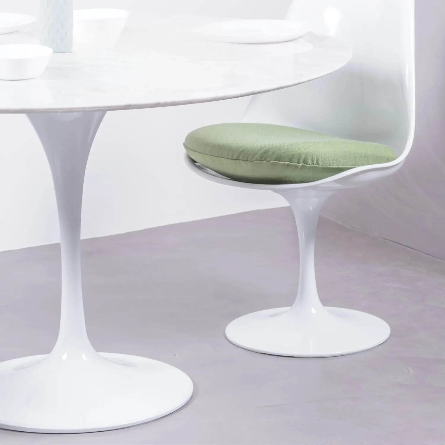 Table Dining Tulip Marbre  100 cm