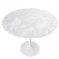 Mesa Inspiration Tulip 100Ø Design em Mármore Carrara - Design de Móveis