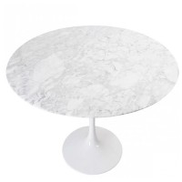Inspiration Table Design Tulip 120Ø Marbre Carrare - Meubles Concept