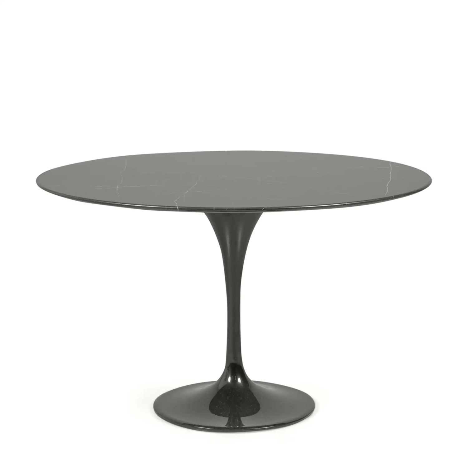 Inspiración mesa de comedor Tulip en mármol de marquina negro