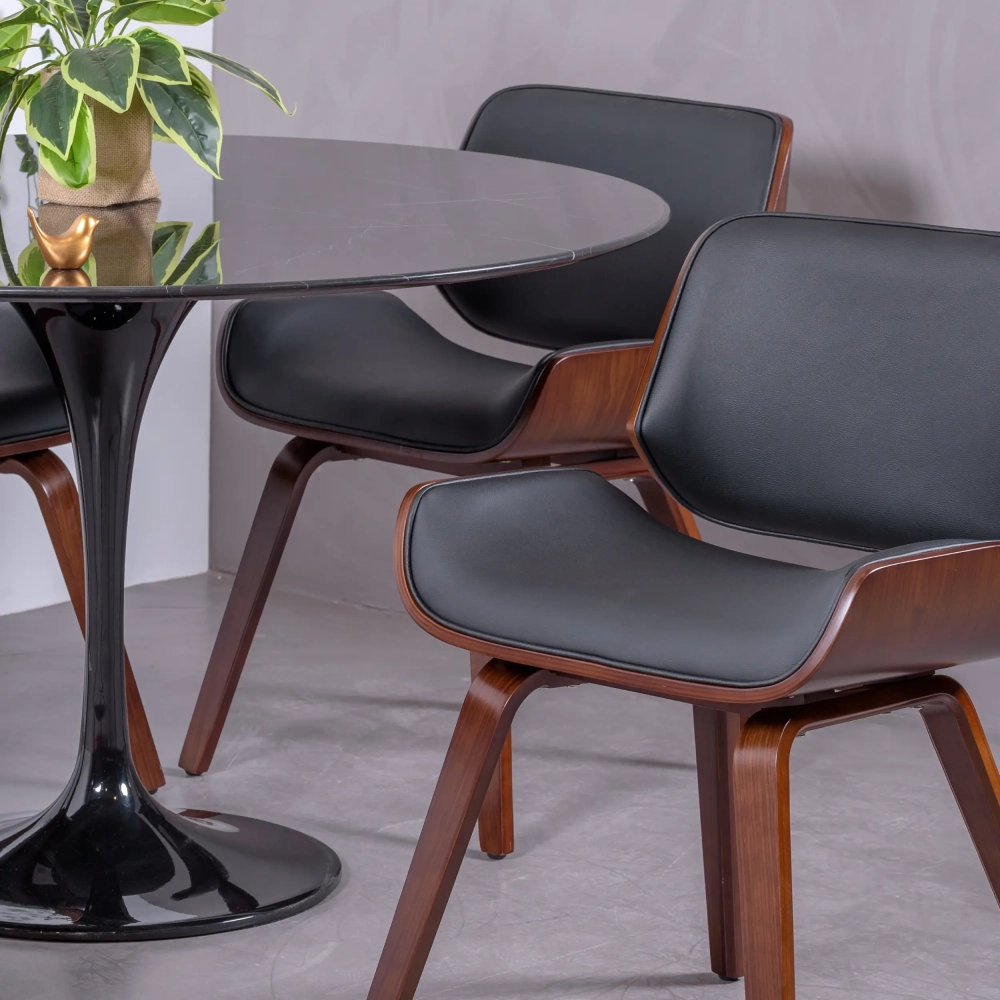 Inspiration Table Design Tulip Marbre Marquina- Meubles Concept