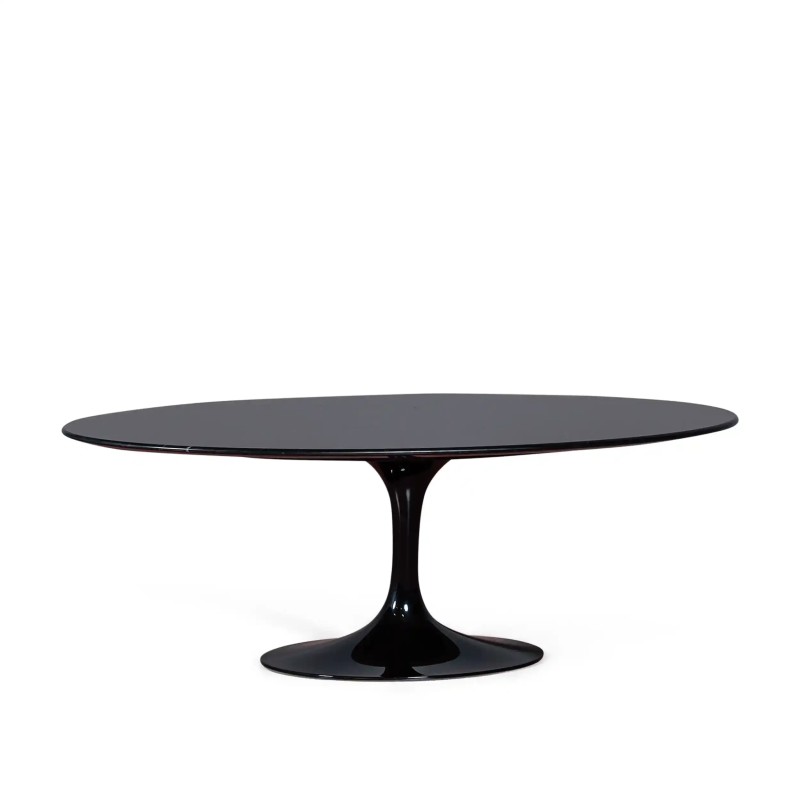 Replica Sohvapöytä Tulip musta Marquina marmori