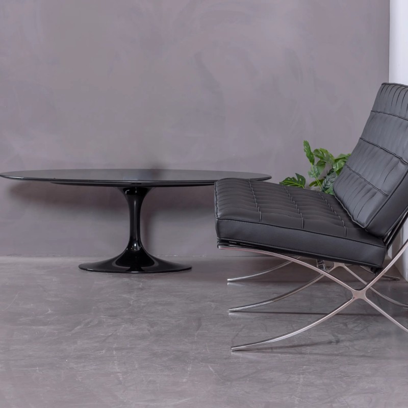 Tulpen-Couchtisch aus Marquina-Marmor - Marmortisch - Mobelarium