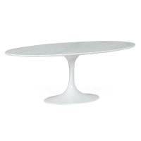 Ovalt bord Tulip 199cm Carraramarmor | Italiensk tillverkning | Saarinen Design
