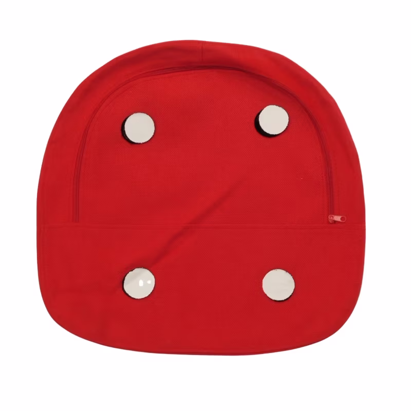 Housse de coussin de chaise Tulip Housse de coussin de chaise en coton : lavable et fermeture velcro