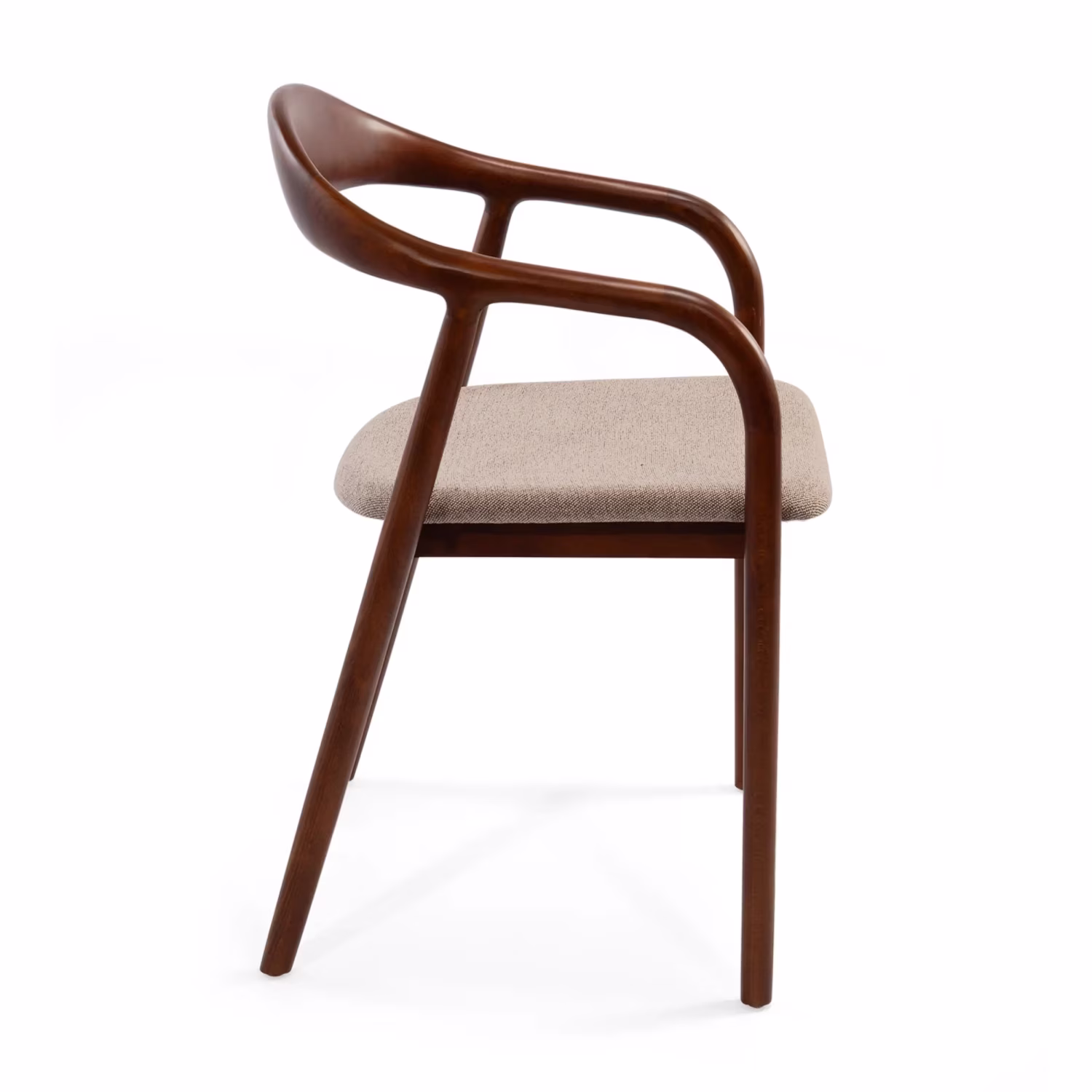 Warsow Nordic Chaise de salle à manger en bois naturel | Design élégant et confortable