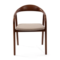 Warsow Nordic Cadeira de jantar em madeira natural | Design elegante e confortável