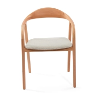 Warsow Nordic Eetkamerstoel in Natuurlijk Hout | Elegant & Comfortabel Ontwerp
