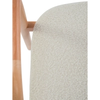 Warsow Nordic Dining Chair in Natural Wood | Elegant & Comfortable Design
