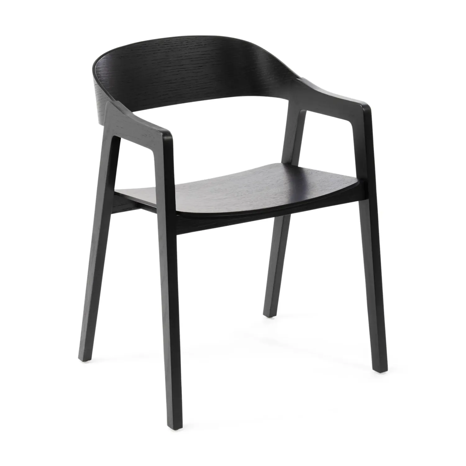 Chaise nordique en chêne avec accoudoirs Soho | Scandinavian Minimalist Design