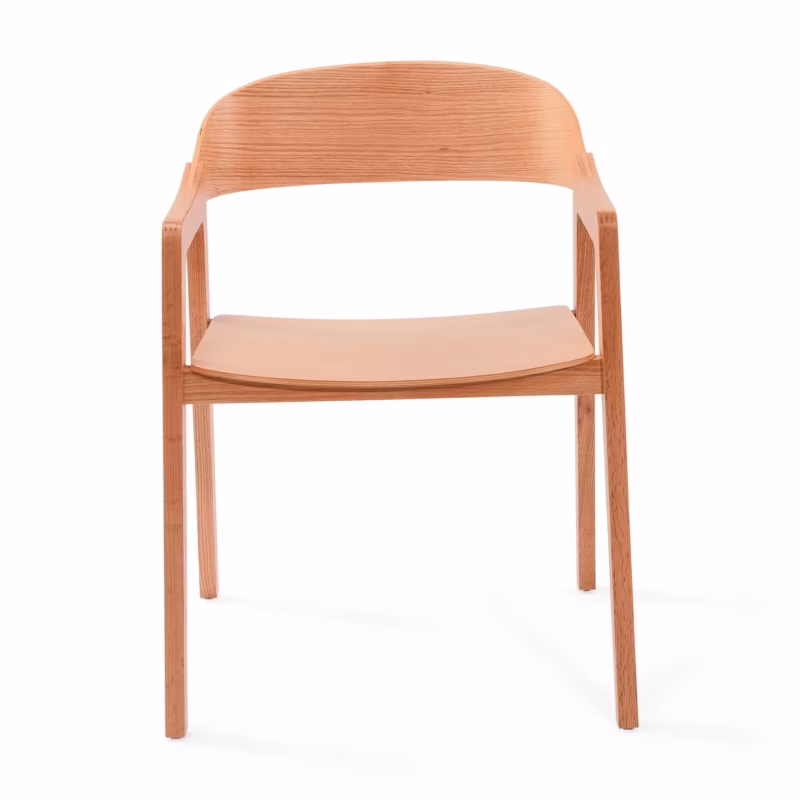 Stol i nordisk ek med armar Soho | Skandinavisk minimalistisk design