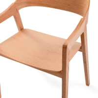 Chaise nordique en chêne avec accoudoirs Soho | Scandinavian Minimalist Design