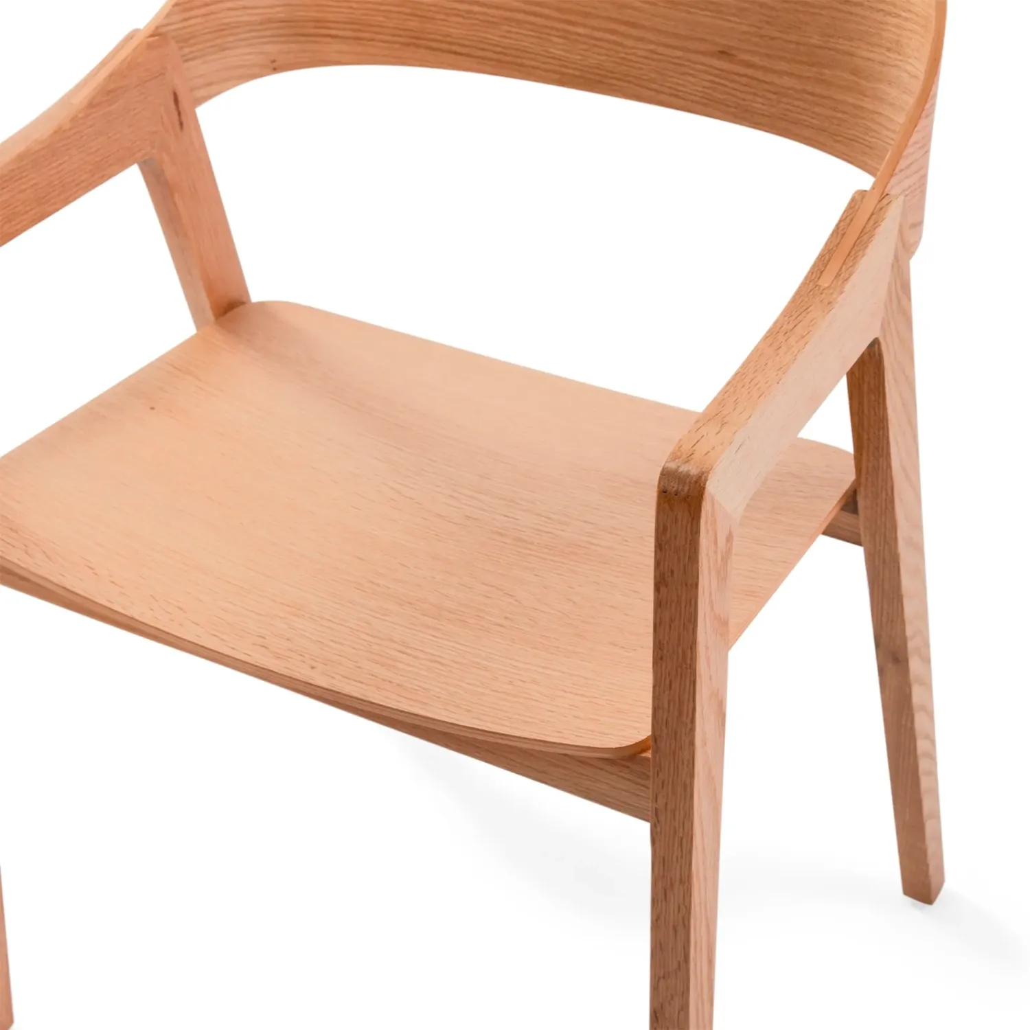 Chaise nordique en chêne avec accoudoirs Soho | Scandinavian Minimalist Design