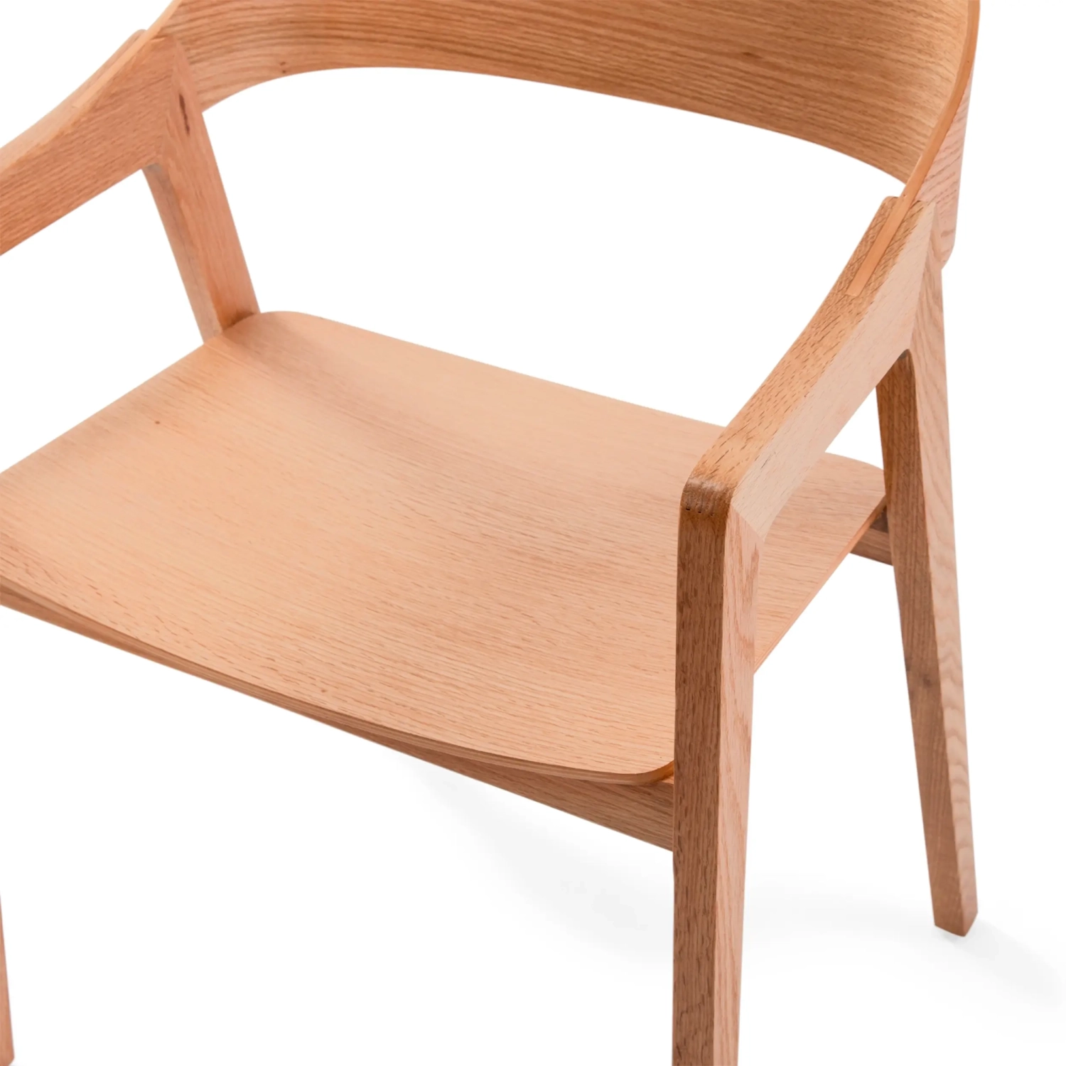 Silla Nórdica Soho de Roble con Brazos | Diseño Minimalista Escandinavo