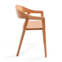 Chaise nordique en chêne avec accoudoirs Soho | Scandinavian Minimalist Design
