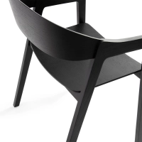 Severská dubová židle s područkami Soho | Skandinávský minimalistický design