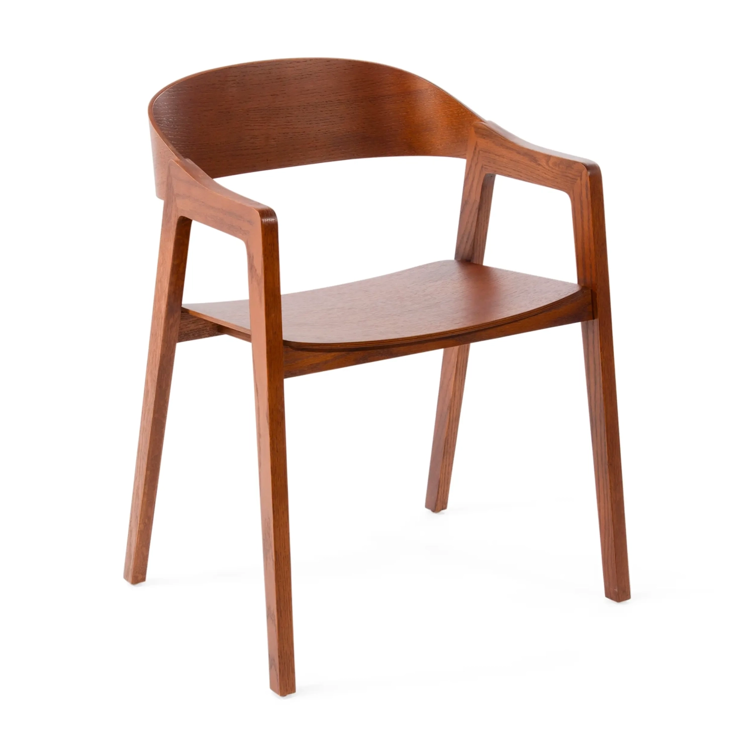 Silla Nórdica Soho de Roble con Brazos | Diseño Minimalista Escandinavo
